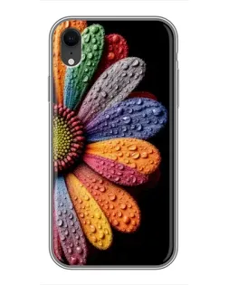 Чехол для iPhone Xr с картинкой «Радужный цветок»