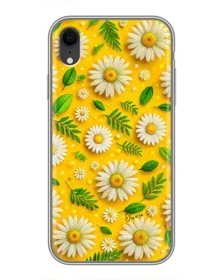 Чехол для iPhone Xr с картинкой «Ромашковое солнце»