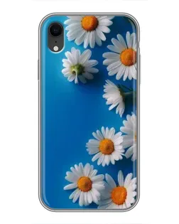Чехол для iPhone Xr с картинкой «Белоснежные маргаритки»