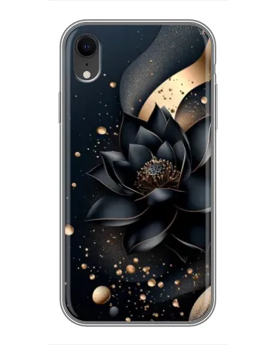 Чехол для iPhone Xr с картинкой «Черный лотос»