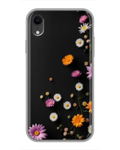 Чехол для iPhone Xr с картинкой «Цветочная композиция»