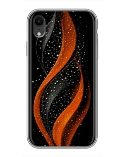 Чехол для iPhone Xr с картинкой «Огненная звездная волна»