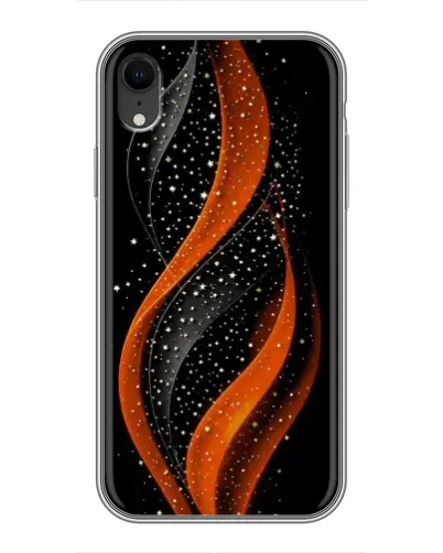 Чехол для iPhone Xr с картинкой «Огненная звездная волна»