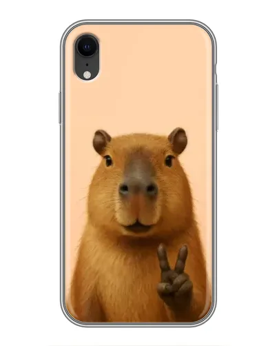 Чохол для iPhone Xr з картинкою «Капібара вікторія» Чохол для iPhone Xr з картинкою «Капібара вікторія»
