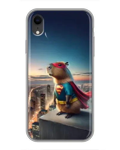 Чохол для iPhone Xr з картинкою «Капі-мен супергерой» Чохол для iPhone Xr з картинкою «Капі-мен супергерой»