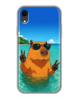 Чохол для iPhone Xr з картинкою «Морська капібара»