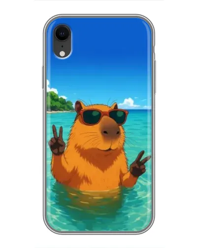 Чохол для iPhone Xr з картинкою «Морська капібара» Чохол для iPhone Xr з картинкою «Морська капібара»