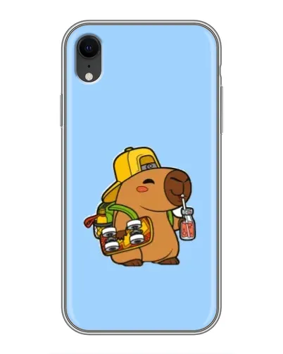 Чохол для iPhone Xr з картинкою «Капібара на скейті» Чохол для iPhone Xr з картинкою «Капібара на скейті»
