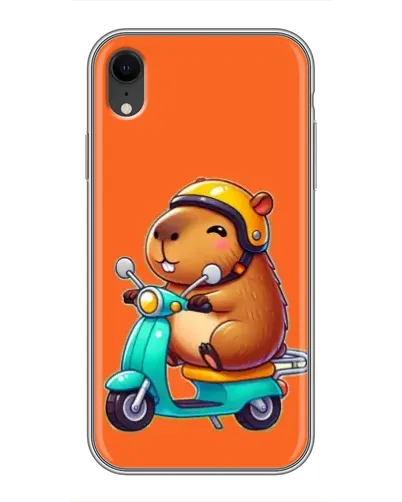 Чохол для iPhone Xr з картинкою «Капібара на скутері» Чохол для iPhone Xr з картинкою «Капібара на скутері»
