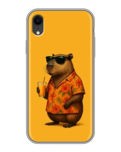 Чохол для iPhone Xr з картинкою «Капібара на відпочинку» Чохол для iPhone Xr з картинкою «Капібара на відпочинку»