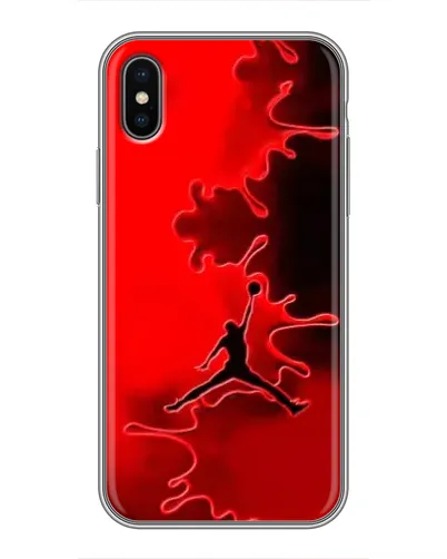 Чохол для iPhone Xs Max з картинкою «Jordan Red Smoke»