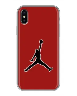 Чохол для iPhone Xs Max з картинкою «Jordan Red Back»