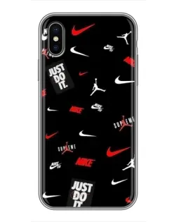 Чохол для iPhone Xs Max з картинкою «Nike Mix Pattern»