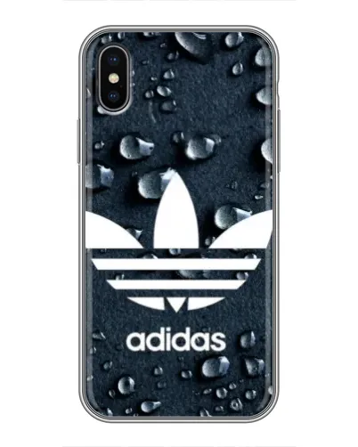 Чохол для iPhone Xs Max з картинкою «Adidas Trefoil Blue» Чохол для iPhone Xs Max з картинкою «Adidas Trefoil Blue»