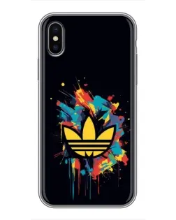 Чохол для iPhone Xs Max з картинкою «Adidas Splash»