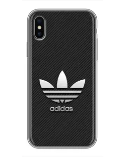 Чохол для iPhone Xs Max з картинкою «Adidas Карбонова текстура»