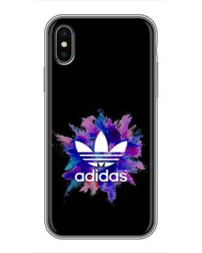 Чохол для iPhone Xs Max з картинкою «Вибух фарб Adidas» Чохол для iPhone Xs Max з картинкою «Вибух фарб Adidas»