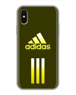 Чохол для iPhone Xs Max з картинкою «Оливковий градієнт Adidas»