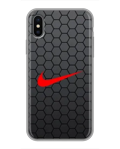 Чохол для iPhone Xs Max з картинкою «Nike — карбонова сітка» Чохол для iPhone Xs Max з картинкою «Nike — карбонова сітка»