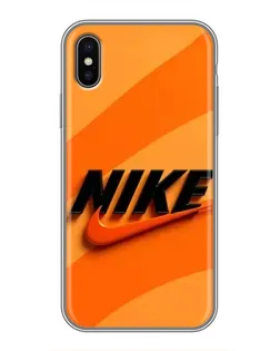 Чохол для iPhone Xs Max з картинкою «Помаранчевий драйв Nike»