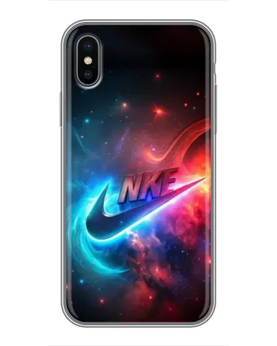 Чохол для iPhone Xs Max з картинкою «Вогняний логотип Nike» Чохол для iPhone Xs Max з картинкою «Вогняний логотип Nike»