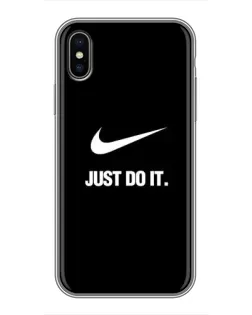 Чохол для iPhone Xs Max з картинкою «Класичний принт Nike»