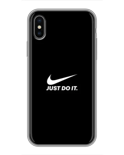 Чохол для iPhone Xs Max з картинкою «Мінімалізм від Nike» Чохол для iPhone Xs Max з картинкою «Мінімалізм від Nike»