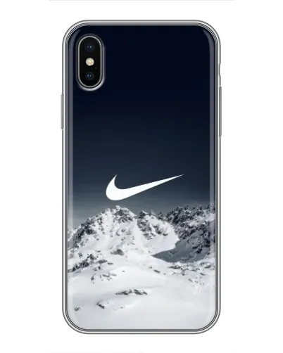 Чохол для iPhone Xs Max з картинкою «Nike — зимові гори» Чохол для iPhone Xs Max з картинкою «Nike — зимові гори»
