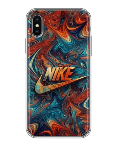 Чохол для iPhone Xs Max з картинкою «Nike в абстракції» Чохол для iPhone Xs Max з картинкою «Nike в абстракції»
