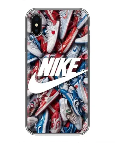 Чохол для iPhone Xs Max з картинкою «Колаж кросівок Найк» Чохол для iPhone Xs Max з картинкою «Колаж кросівок Найк»