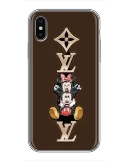Чохол для iPhone Xs Max з картинкою «LV та Міккі Маус»