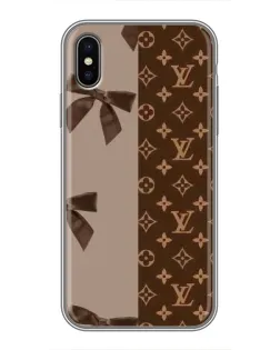 Чохол для iPhone Xs Max з картинкою «Louis Vuitton — банти»