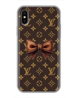 Чохол для iPhone Xs Max з картинкою «LV з бантом»