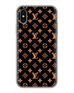 Чохол для iPhone Xs Max з картинкою «Золота монограма LV»