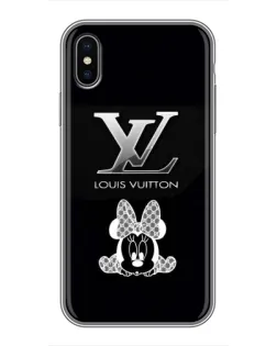 Чохол для iPhone Xs Max з картинкою «LV та Мінні Маус»