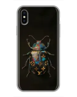 Чохол для iPhone Xs Max з картинкою «LV — мармуровий принт»