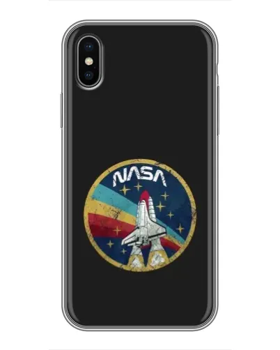 Чохол для iPhone Xs Max з картинкою «NASA — емблема місії» Чохол для iPhone Xs Max з картинкою «NASA — емблема місії»