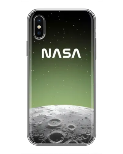 Чохол для iPhone Xs Max з картинкою «NASA — місячний градієнт» Чохол для iPhone Xs Max з картинкою «NASA — місячний градієнт»