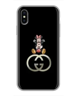 Чохол для iPhone Xs Max з картинкою «Мінні Маус на лого»