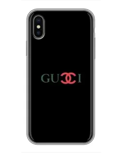 Чохол для iPhone Xs Max з картинкою «Gucci — червоний градієнт»