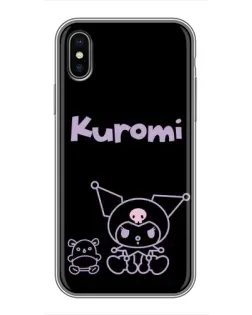 Чохол для iPhone Xs Max з картинкою «Kuromi — чорний мінімалізм» Чохол для iPhone Xs Max з картинкою «Kuromi — чорний мінімалізм»
