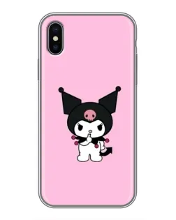 Чохол для iPhone Xs Max з картинкою «Kuromi — рожева ніжність»