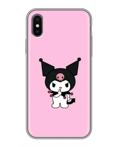 Чохол для iPhone Xs Max з картинкою «Kuromi — рожева ніжність» Чохол для iPhone Xs Max з картинкою «Kuromi — рожева ніжність»