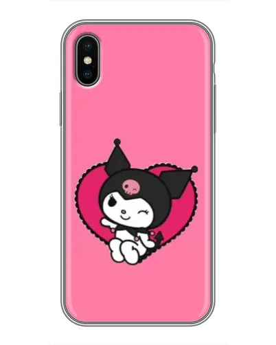 Чохол для iPhone Xs Max з картинкою «Kuromi — любов у серці» Чохол для iPhone Xs Max з картинкою «Kuromi — любов у серці»