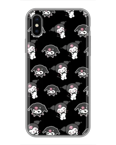 Чохол для iPhone Xs Max з картинкою «Чорний паттерн Kuromi» Чохол для iPhone Xs Max з картинкою «Чорний паттерн Kuromi»