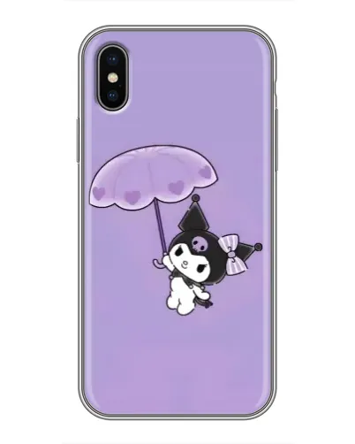 Чохол для iPhone Xs Max з картинкою «Kuromi з парасолькою» Чохол для iPhone Xs Max з картинкою «Kuromi з парасолькою»