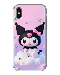 Чохол для iPhone Xs Max з картинкою «Рок-зірка Kuromi»