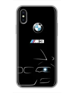 Чохол для iPhone Xs Max з картинкою «Мінімалістичний принт BMW M3»