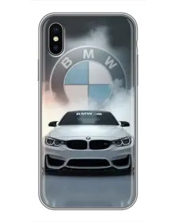 Чохол для iPhone Xs Max з картинкою «BMW в білому диму» Чохол для iPhone Xs Max з картинкою «BMW в білому диму»