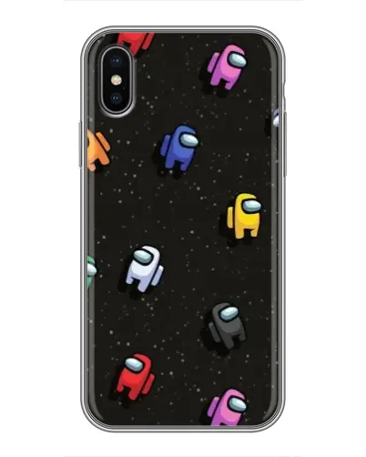 Чохол для iPhone Xs Max з картинкою «Космічний патерн Among Us» Чохол для iPhone Xs Max з картинкою «Космічний патерн Among Us»